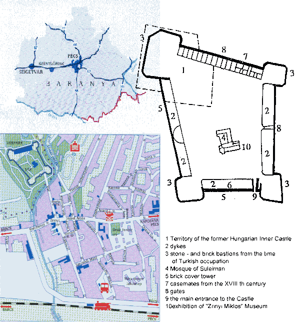 Map of Szigetvar