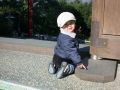 坐在仙佛寺山門上看風景。2007.01.31