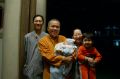 我們全家和師父合照。2007.12.23, 仙佛寺。