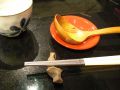 內湖某家好吃的拉麵店，筷子也很講究。2008.12.27